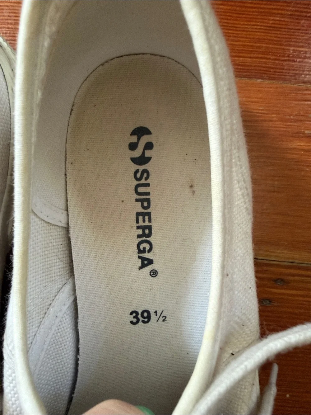 Superga Canvas Low-Top Sneakers in Off-White